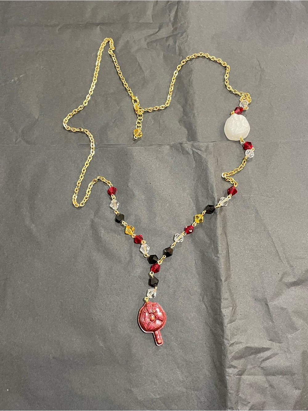 Twisted Wonderland Kalim Al-Asim Inspired Groovy Candy long Necklace - Picture 2 of 9